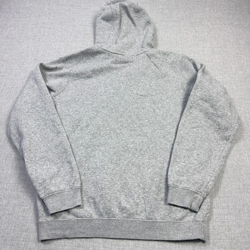 Nike LSU Tigers Hoodie Sweatshirt Mens Medium Gray Pullover Hooded Tiger Graphic